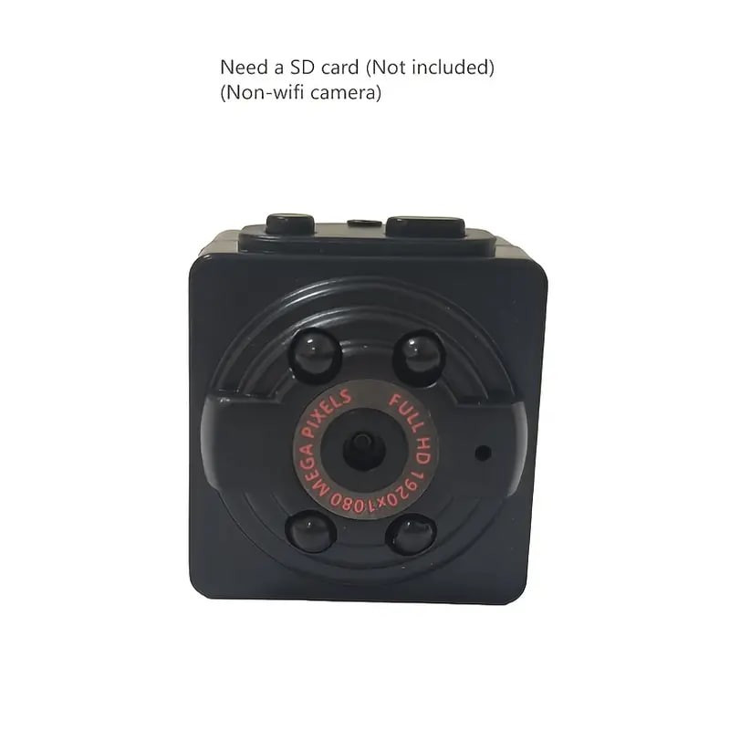 1pc Small Camera HD Portable Camera, Outdoor Sports Infrared Night Vision Mini Camera, Aerial Recorder Camera, Micro Cam SQ8